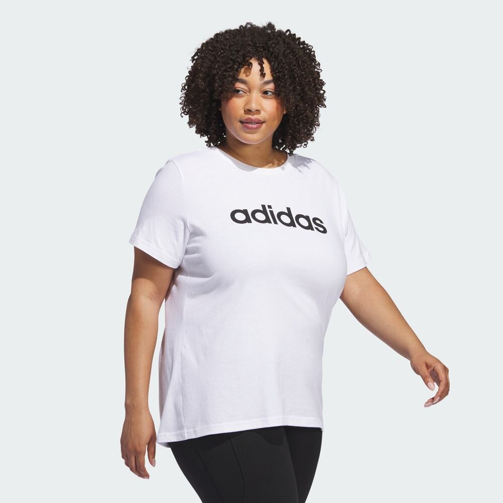 Adidas Women's Regular Fit Short Sleeve T-Shirt Shirt White Solid Size 2X NWT